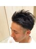 【平日・男性】人気メニュー！カット+ヘッドスパ通常￥9500　最終受付16：00