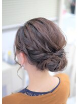 リサ 恵比寿(risa.)&nbsp;ウェーブを入れたアップ