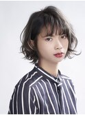 ショートっぽさも感じるボブスタイル