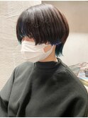 【roijir 表参道 山岸】インナーカラー　マッシュウルフ