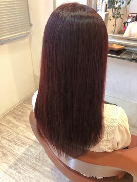 ヘアーサロン キー(Hair salon key) レッドバイオレット
