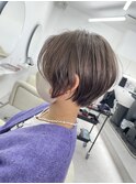 グレージュショートボブ