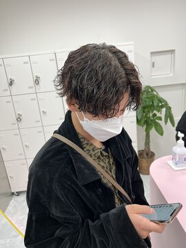 キャンディ 横浜(CANDY) 【岸本泰芽指名】センターパート/ブリーチなしメッシュカラー