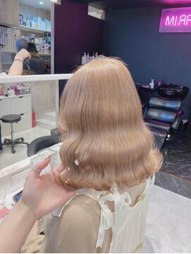 ジオ 国分寺(the O's) 黒髪/前髪パーマ/グレーベージュ/レイヤーロング/ダブルカラー