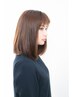 カット+顔周りの縮毛矯正　￥9900