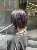 くびれボブ×ディープラベンダー