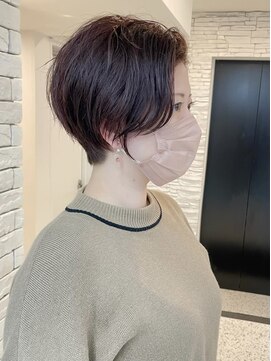 ヘアメイク シンズ レインボー(Hair Make SHIN'S RAINBOW) ショートボブ/大人巻き/ぷつっとボブ/ナチュラルモード/高松