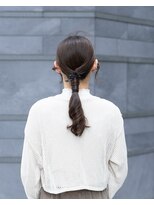 ヘアアレンジメント ボガスティーズ 溝の口店(Hair arrangement Vogusty's)&nbsp;タイトローポニー
