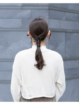 ヘアアレンジメント ボガスティーズ 溝の口店(Hair arrangement Vogusty's) タイトローポニー