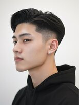 グリンプス 大濠店(Glimpse) 七三ビジネスヘア 20代30代 刈り上げ 眉毛カット ショート