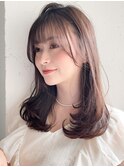 ナチュラルカール結べるボブサイドバングうるツヤ#306f0505
