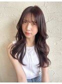 透明感カラー★20代30代ハイライトラベンダーカラー