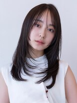 エースハバナ 渋谷(1 HAVANA)&nbsp;ザクザクレイヤー/20代30代大人かわいい/シースルーバング