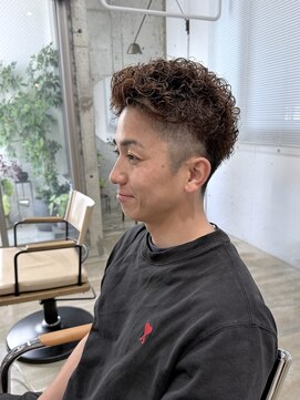 ほきもと美容室 メンズスパイラルパーマ