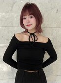 大人ピンクカラー&トレンドボブヘア＊