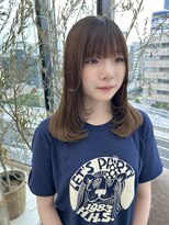 ビューナゴヤ 名駅(VIEW NAGOYA)&nbsp;レイヤーカット/ミディアムレイヤー/似合わせカット/前髪カット