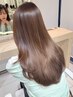 髪質改善カラー+ブロー 【八幡山/調布/韓国】