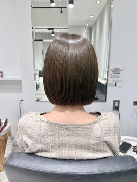 ビューバイネオリーブ 用賀店(Beau'r by neolive) 黒髪ボブルフネビージュ小顔ワンレン《用賀》