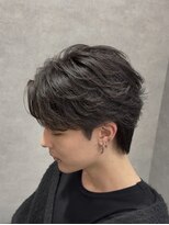 ネクスト 渋谷(NEXT)&nbsp;MEN’S HAIR/ブルーブラック/フェザーパーマ/渋谷