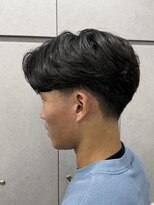 ニコ トウキョウ ロジック(nico TOKYO Logic)&nbsp;メンズセンターパートニュアンスパーマアップバング