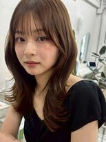 ポーチバイハニー オモテサンドウ(PORCH by HONEY omotesando)&nbsp;レイヤーカット/ワンホン/くびれヘア/マロンベージュ/韓国ヘア1