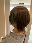 イヤリングカラー，グリーン，エメラルドグリーン【草加】