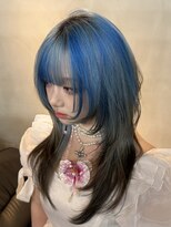 クペウヘイヴン(cope'u HAVEN)&nbsp;原宿/ウルフカット レイヤー デザインカラー ルーツカラー   