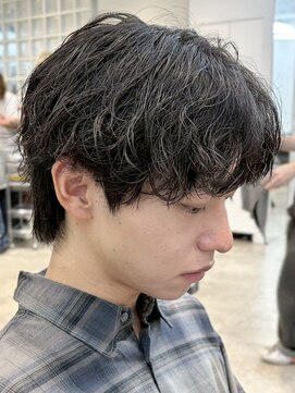 フィフス 札幌大通(fifth) 札幌大通ツイストスパイラルパーマ波巻きパーマメンズマッシュ◆