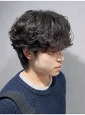 シャドウパーマ　韓国風パーマ　ルーズパーマ