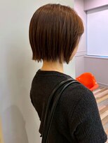 アトリエ タキ(atelier.taki)&nbsp;カジュアル ぷつっとミニボブ 切りっぱなし マロンベージュ