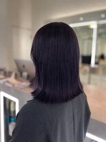 リフトバイマグ 松本駅前店(lift by mag) 髪質改善ブリーチありパープル×ブリーチなしカラー