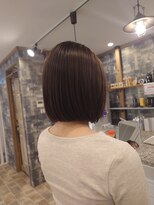 オーストヘアーフィガロ 本通り店(Aust hair Figaro) ミニボブ×チョコレートブラウン