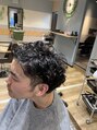 アグ ヘアー フェリス 郡山コスモス通り店(Agu hair feliz)&nbsp;メンズのスパイラルパーマです大人っぽくしたいならこれ