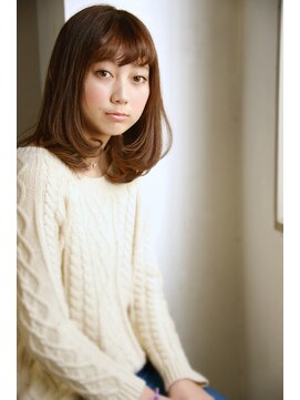 コットン 平塚店(Cotton) 【cotton平塚】耳かけボブ/グレージュ/縮毛矯正
