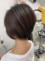 ヘアーサロンアンク(hair salon anc)&nbsp;骨格が綺麗に見えるショートスタイルを作るのが好きです♪