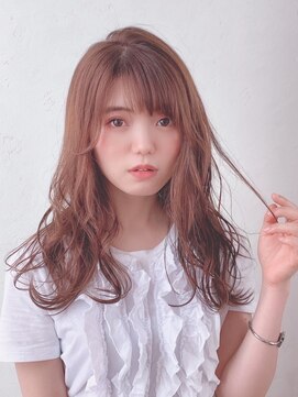 アレンヘアー 帯広店(ALLEN hair) パーマ風×セミロング