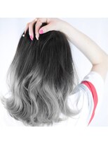 キラ(KIRA)&nbsp;ハイコントラストグラデーションカラー　シルバー