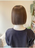 【畠中ケント】ショコラベージュまとまるボブ