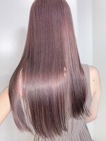 アンセム(anthe M) ツヤ髪ピンクベージュ髪質改善前髪カット韓国トリートメント