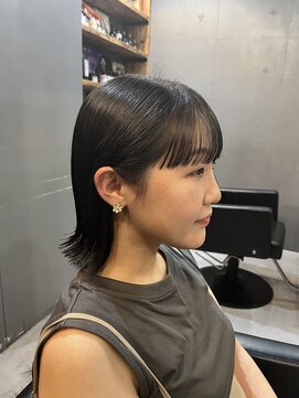 パム 恵比寿(PAM.) ぱつっと外ハネボブ × ワイドバング