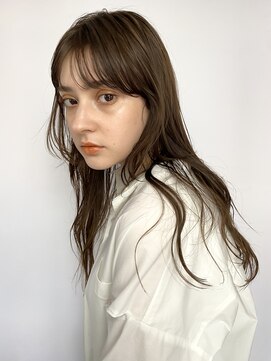 ステイシー(stay she) ロングヘア　× シースルーバング