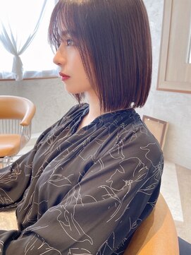 ロンドアリシア 金山(Lond Alexia) 前髪カット 酸性ストレート 髪質改善 カット 艶髪　1056