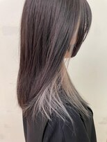 キティン 吉祥寺(kitin)&nbsp;《kitin吉祥寺》インナーカラーホワイト　セミロング