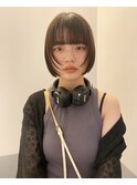 切りっぱなしボブ