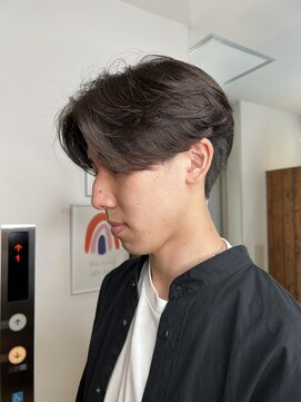 エクリ 麻布十番(equri) ニュアンスパーマセンターパート