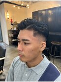 steelo フェードスタイル×アップバング