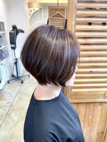 ボタニカル(BOTANICAL) 小顔ひし形大人ボブチョコレートブラウン20代30代40代