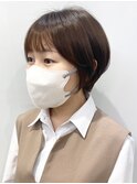 【松戸　石山】大人可愛い前下がりショート丸みショート