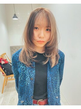 ラヴィズム(LUVISM) 透明感カラーダブルカラーミディアムレイヤー韓国インナーカラー