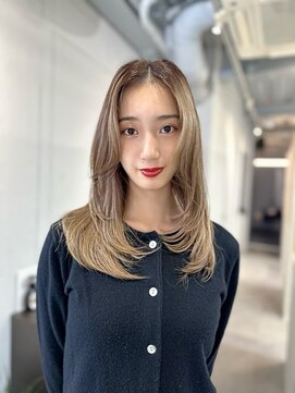 エクラート ミリア 船橋(ECLART milia) ハニーブラウンの髪質改善スタイル